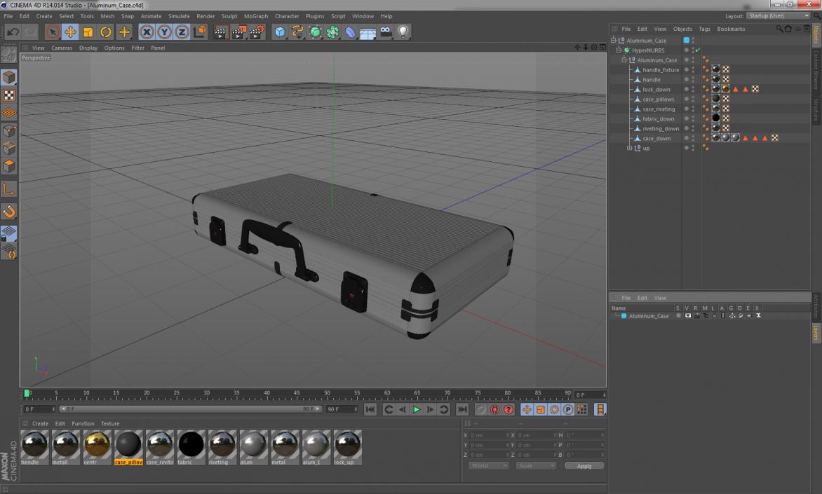 3D Aluminum Case model