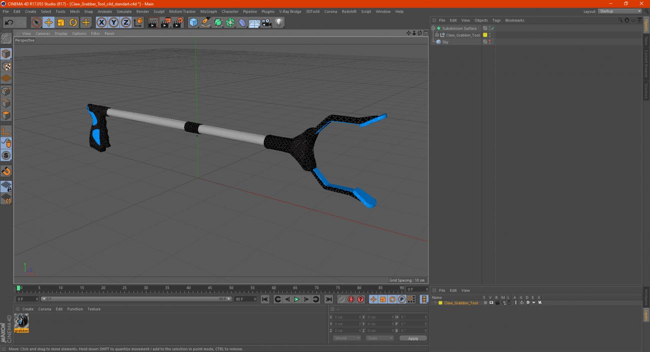 Claw Grabber Tool 3D