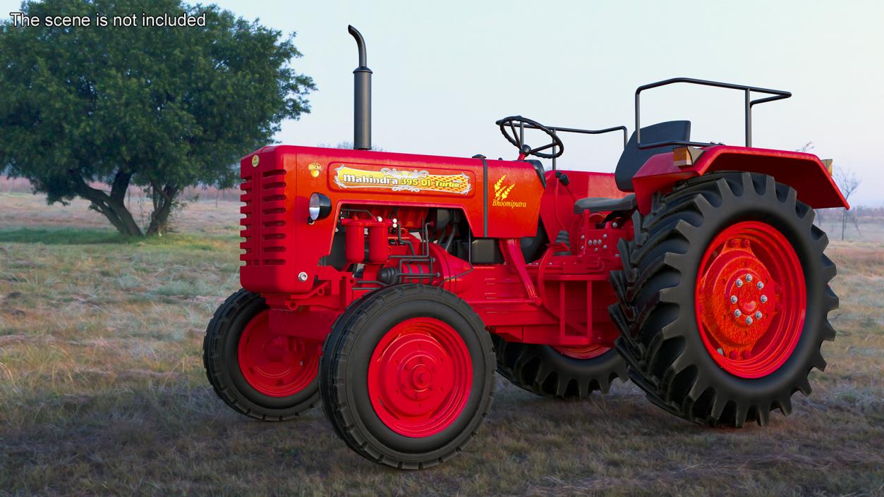 3D Mahindra 595DI Turbomax Tractor