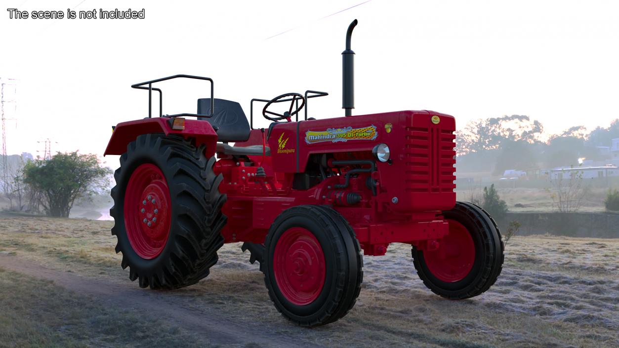 3D Mahindra 595DI Turbomax Tractor