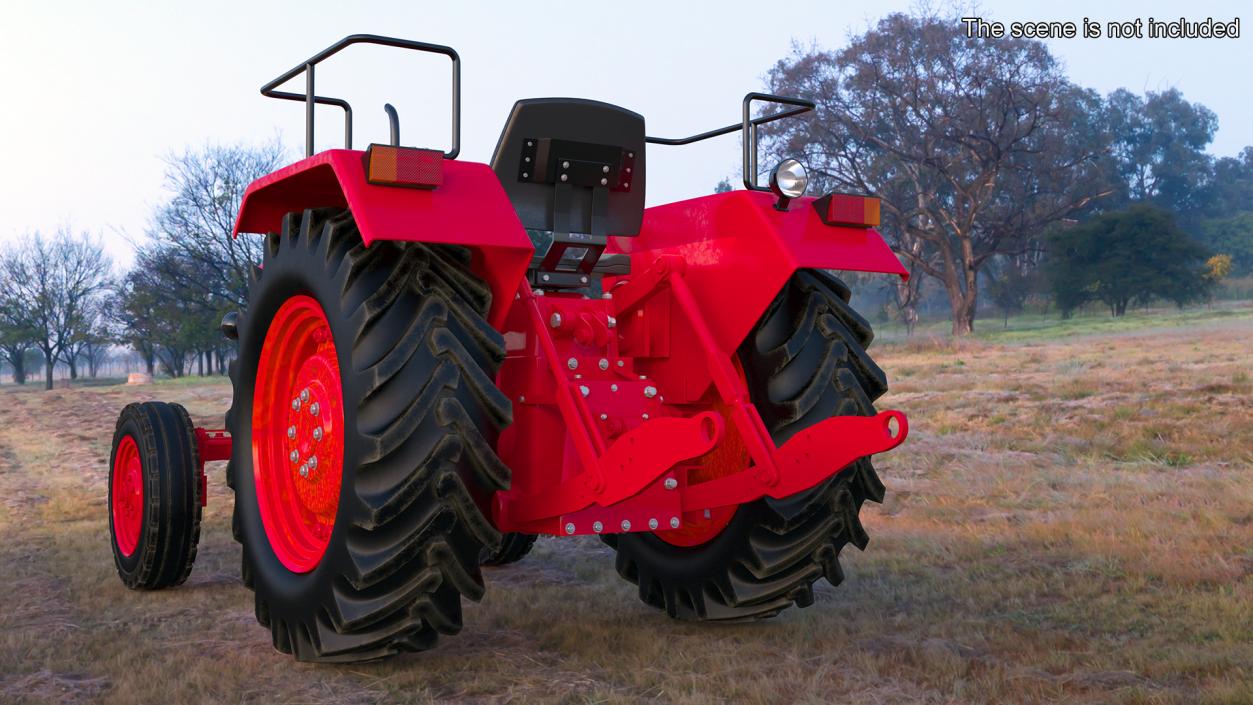 3D Mahindra 595DI Turbomax Tractor