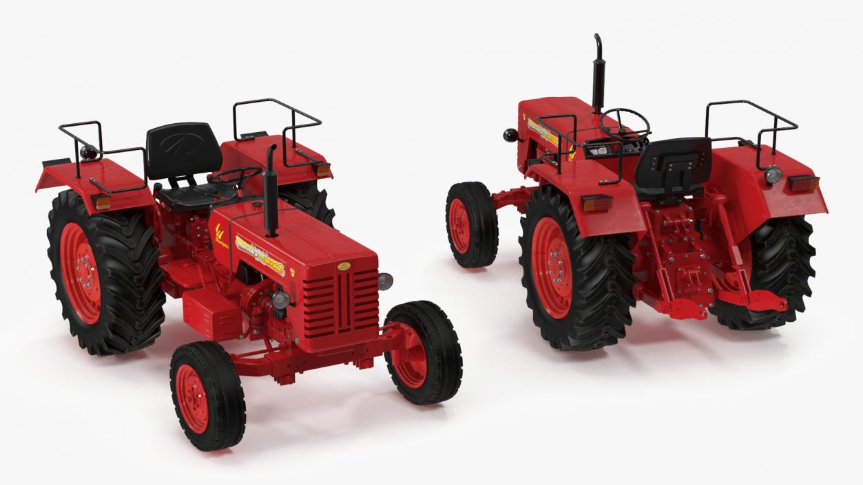 3D Mahindra 595DI Turbomax Tractor