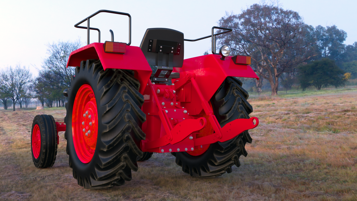 3D Mahindra 595DI Turbomax Tractor