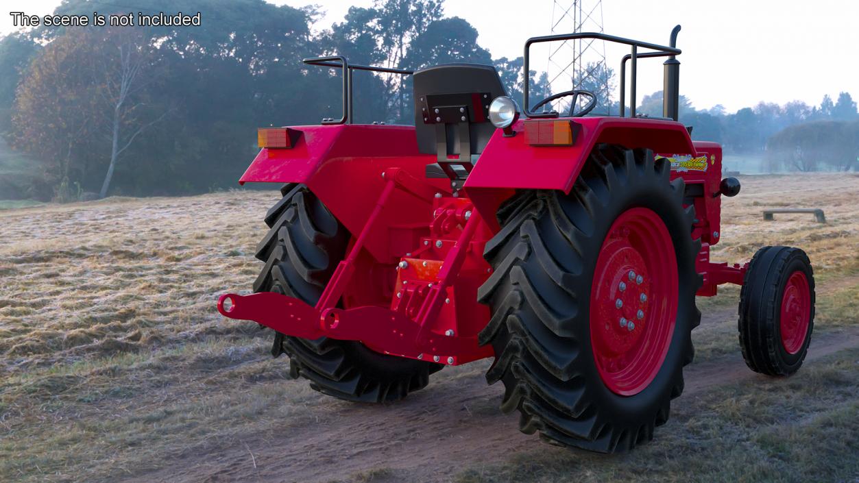 3D Mahindra 595DI Turbomax Tractor