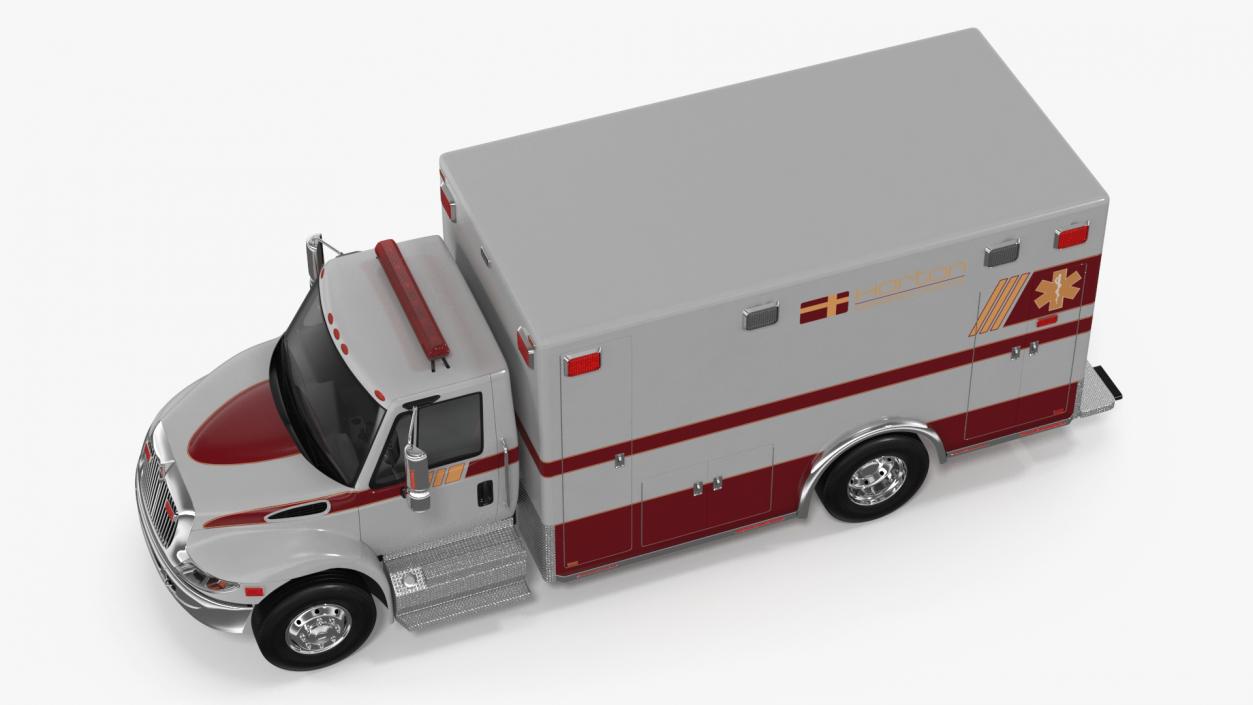 International Durastar Ambulance 4 3D model