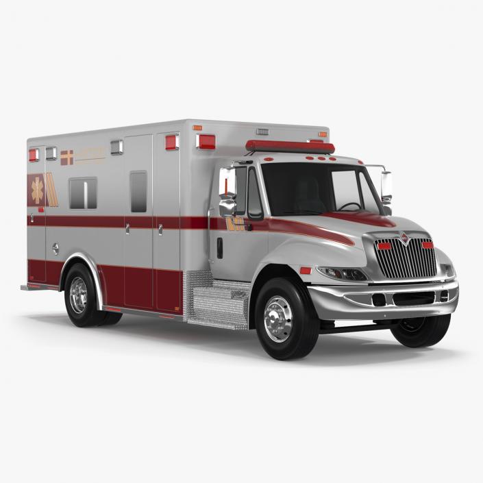 International Durastar Ambulance 4 3D model