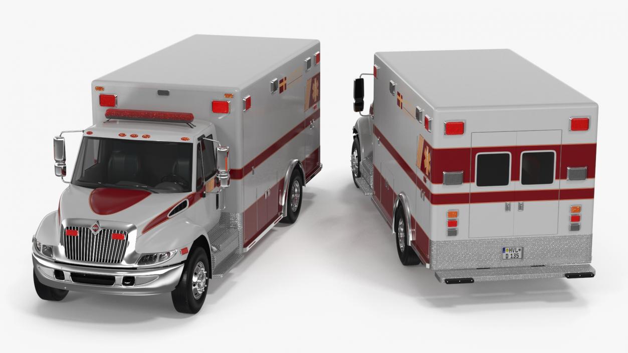 International Durastar Ambulance 4 3D model