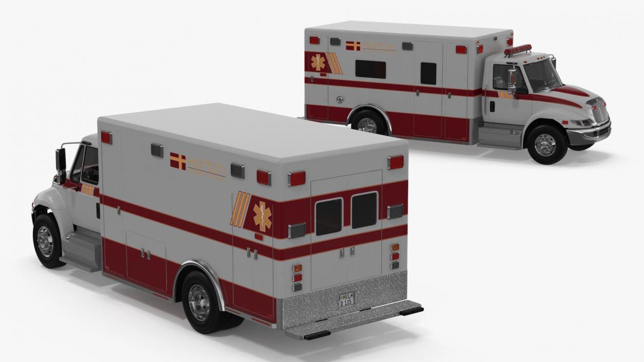 International Durastar Ambulance 4 3D model