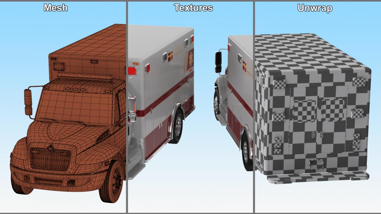 International Durastar Ambulance 4 3D model