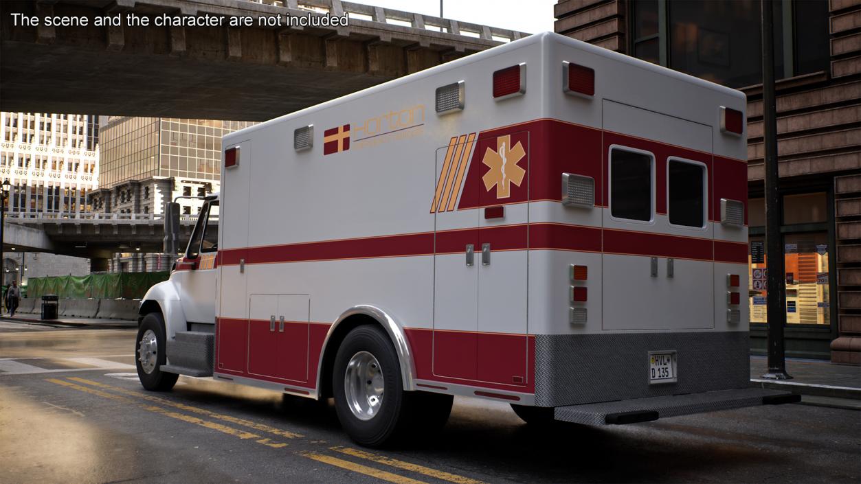 International Durastar Ambulance 4 3D model