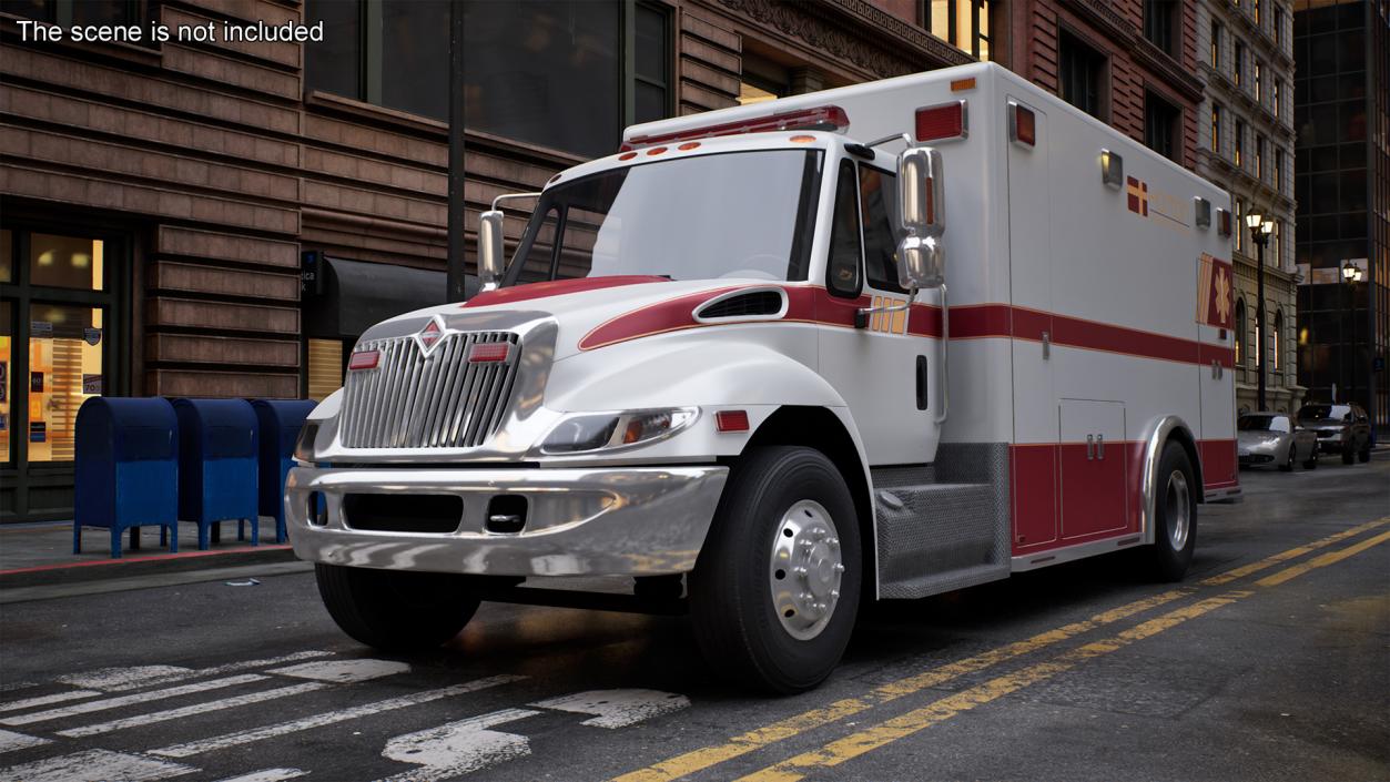 International Durastar Ambulance 4 3D model