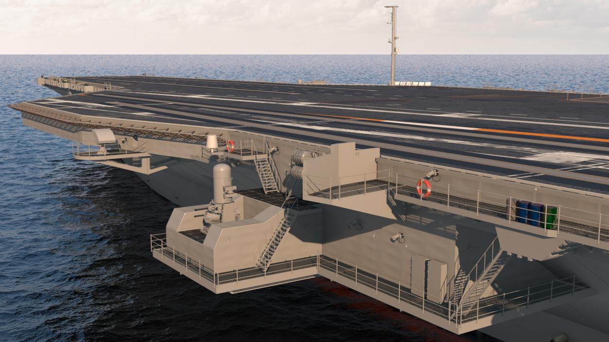 USS Gerald Ford Aircraft Carrier 3D