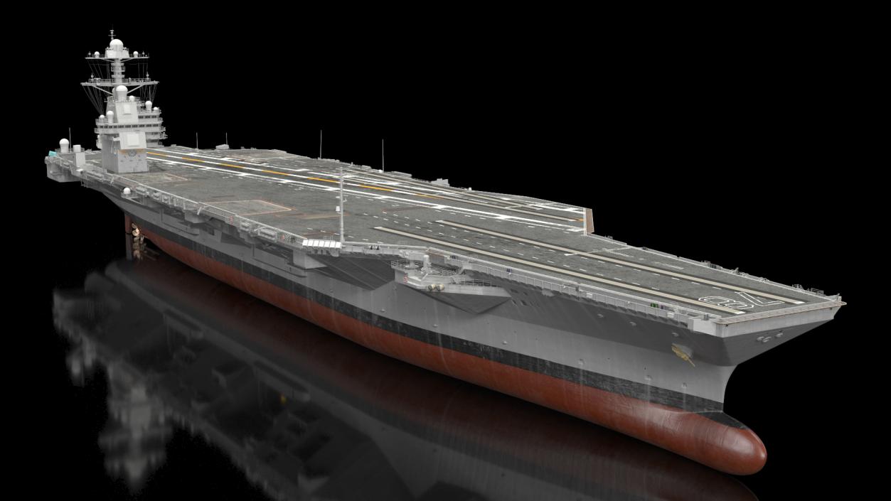 USS Gerald Ford Aircraft Carrier 3D