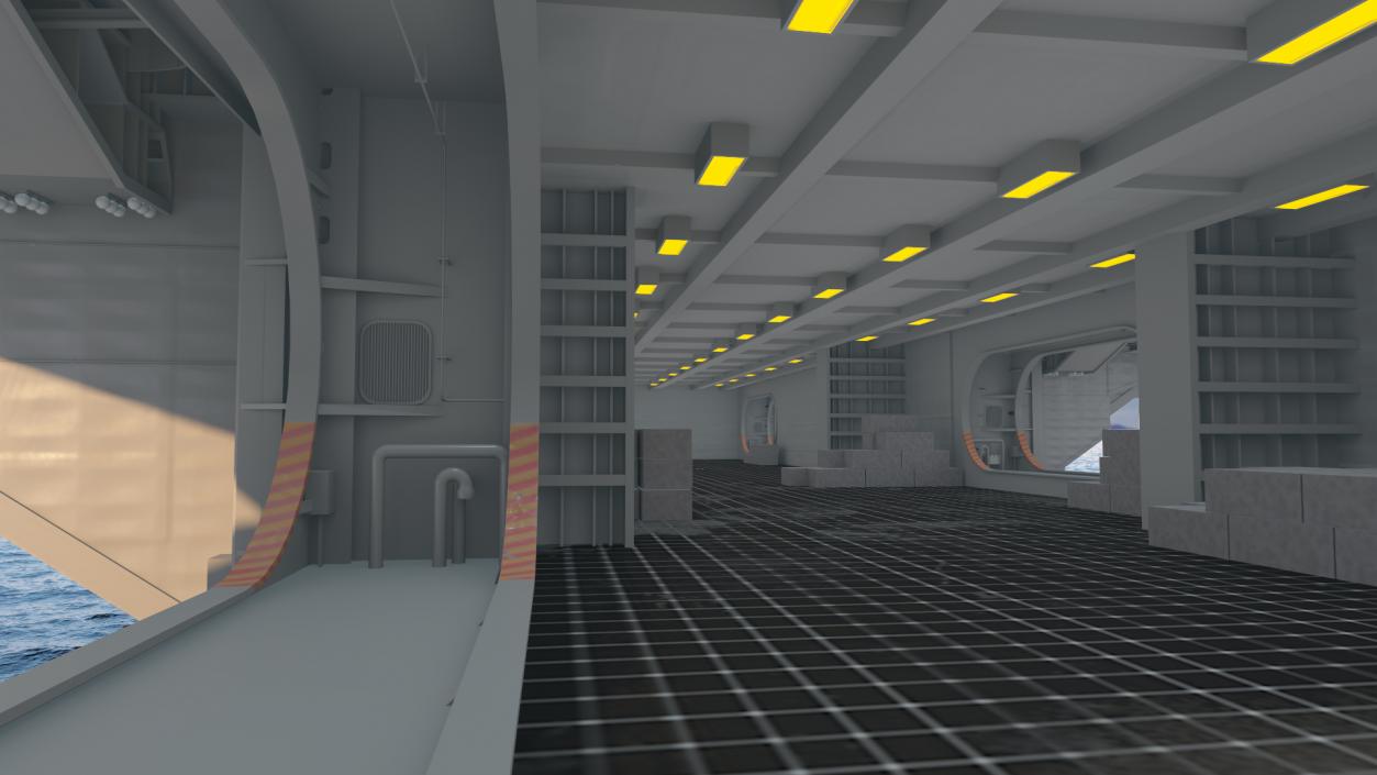 USS Gerald Ford Aircraft Carrier 3D