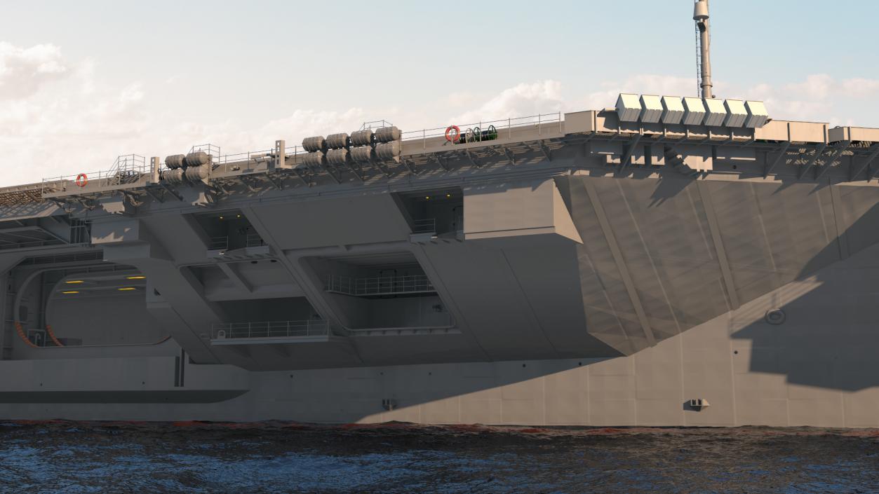 USS Gerald Ford Aircraft Carrier 3D