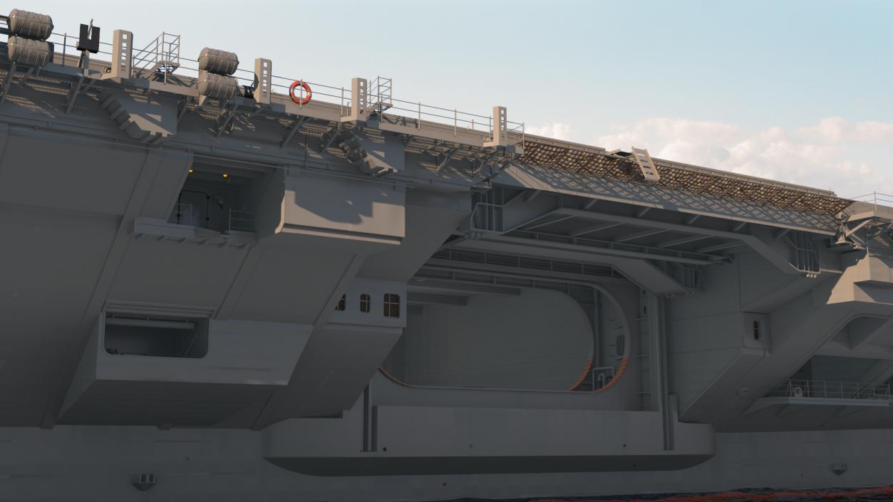 USS Gerald Ford Aircraft Carrier 3D