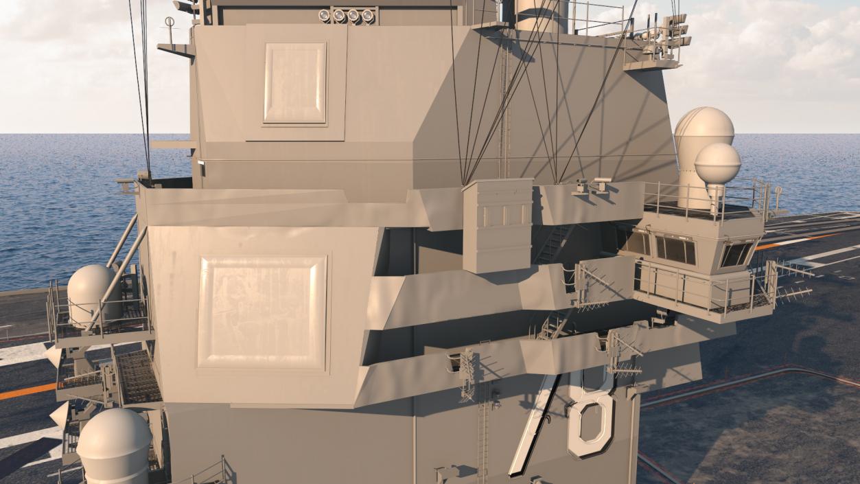 USS Gerald Ford Aircraft Carrier 3D