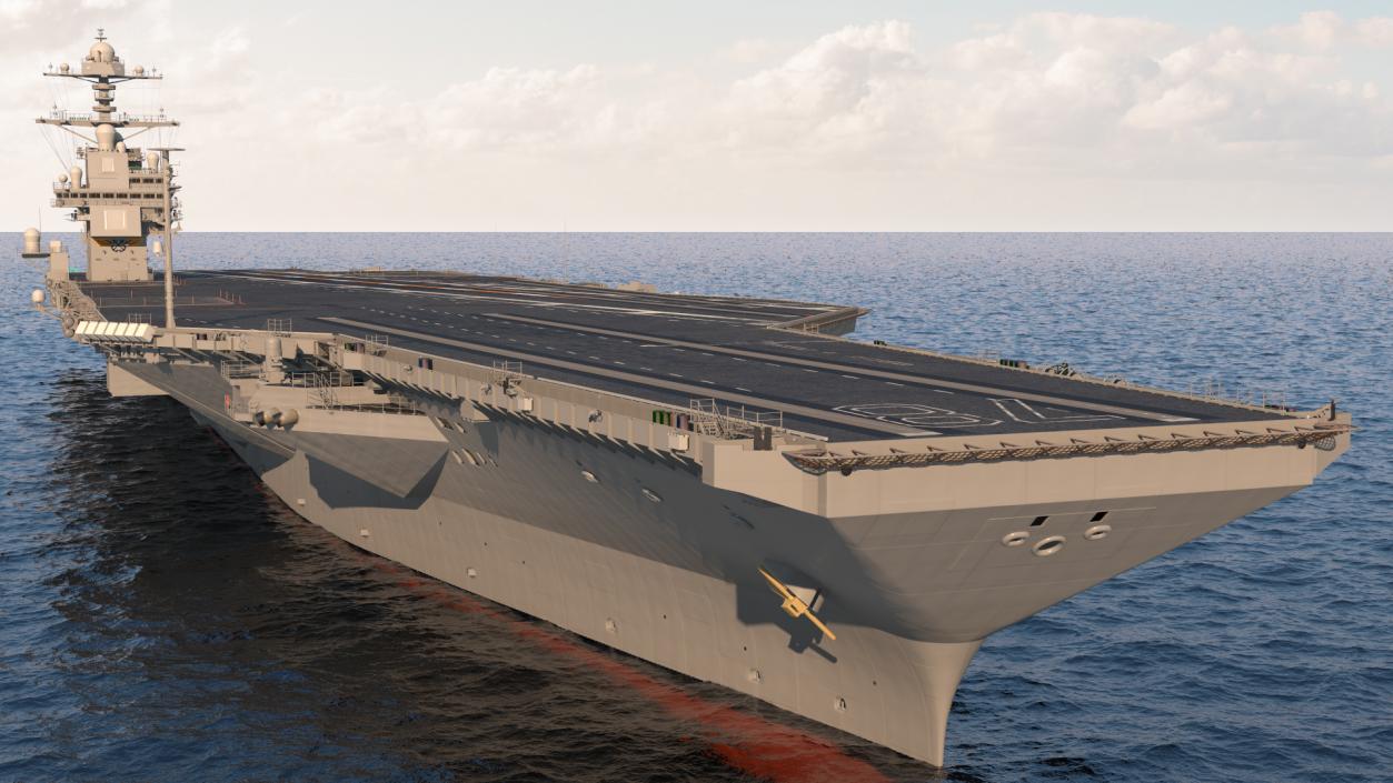 USS Gerald Ford Aircraft Carrier 3D