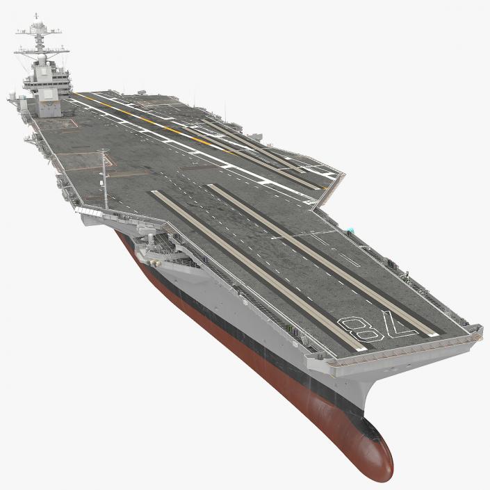 USS Gerald Ford Aircraft Carrier 3D