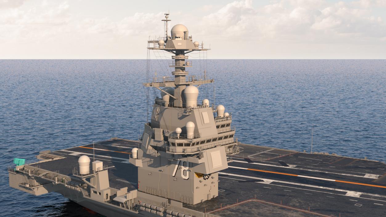 USS Gerald Ford Aircraft Carrier 3D