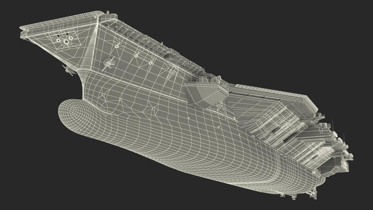 USS Gerald Ford Aircraft Carrier 3D