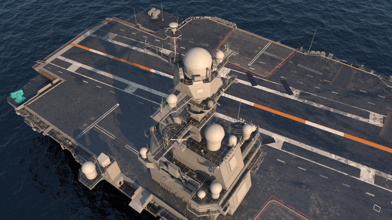 USS Gerald Ford Aircraft Carrier 3D