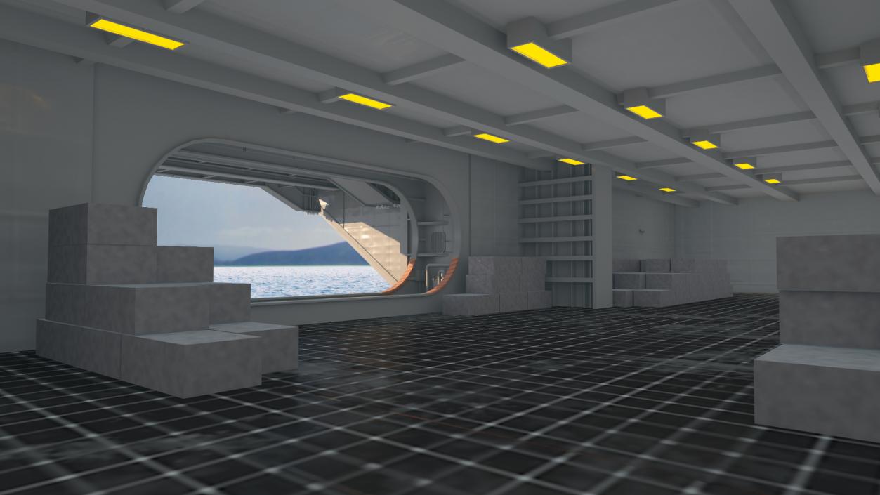 USS Gerald Ford Aircraft Carrier 3D