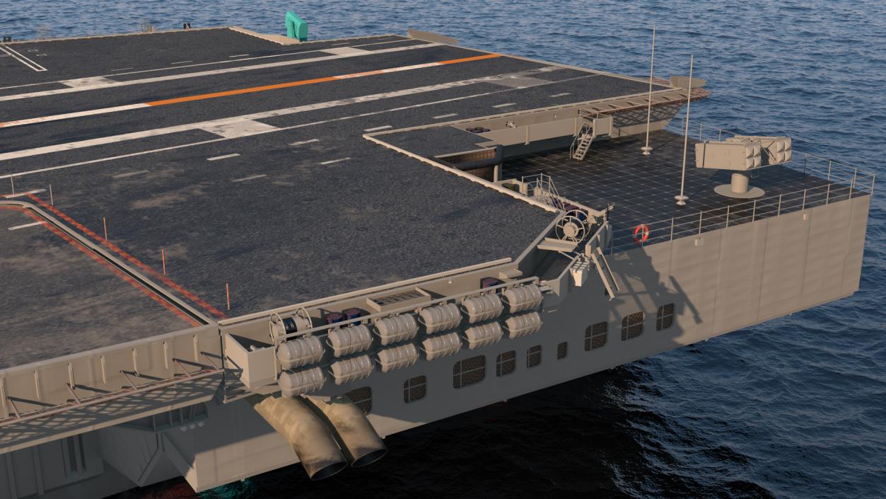 USS Gerald Ford Aircraft Carrier 3D