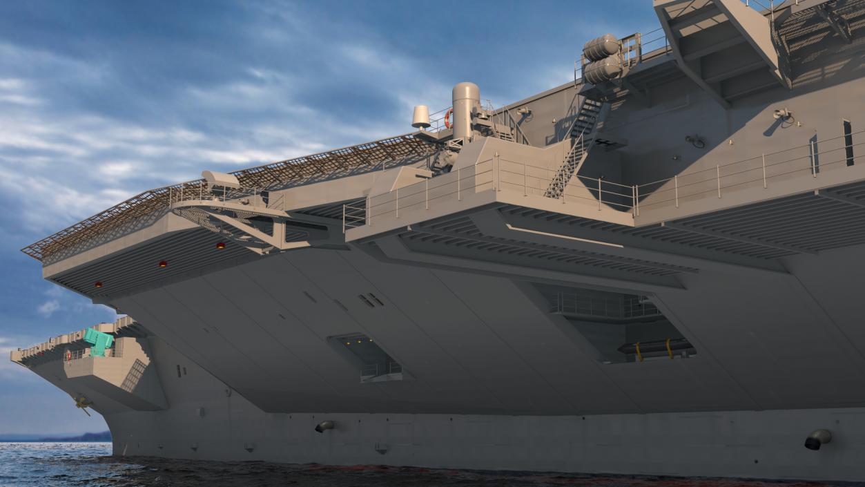 USS Gerald Ford Aircraft Carrier 3D