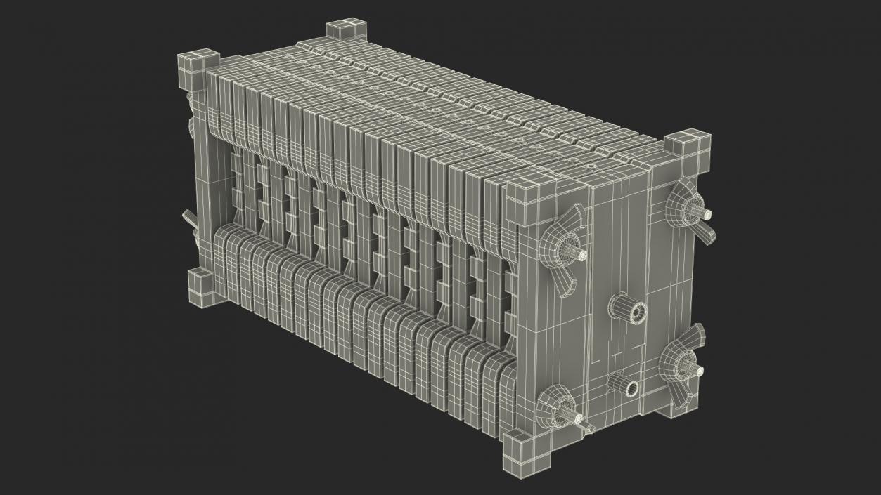 3D Fuel Cell Stack 10 model