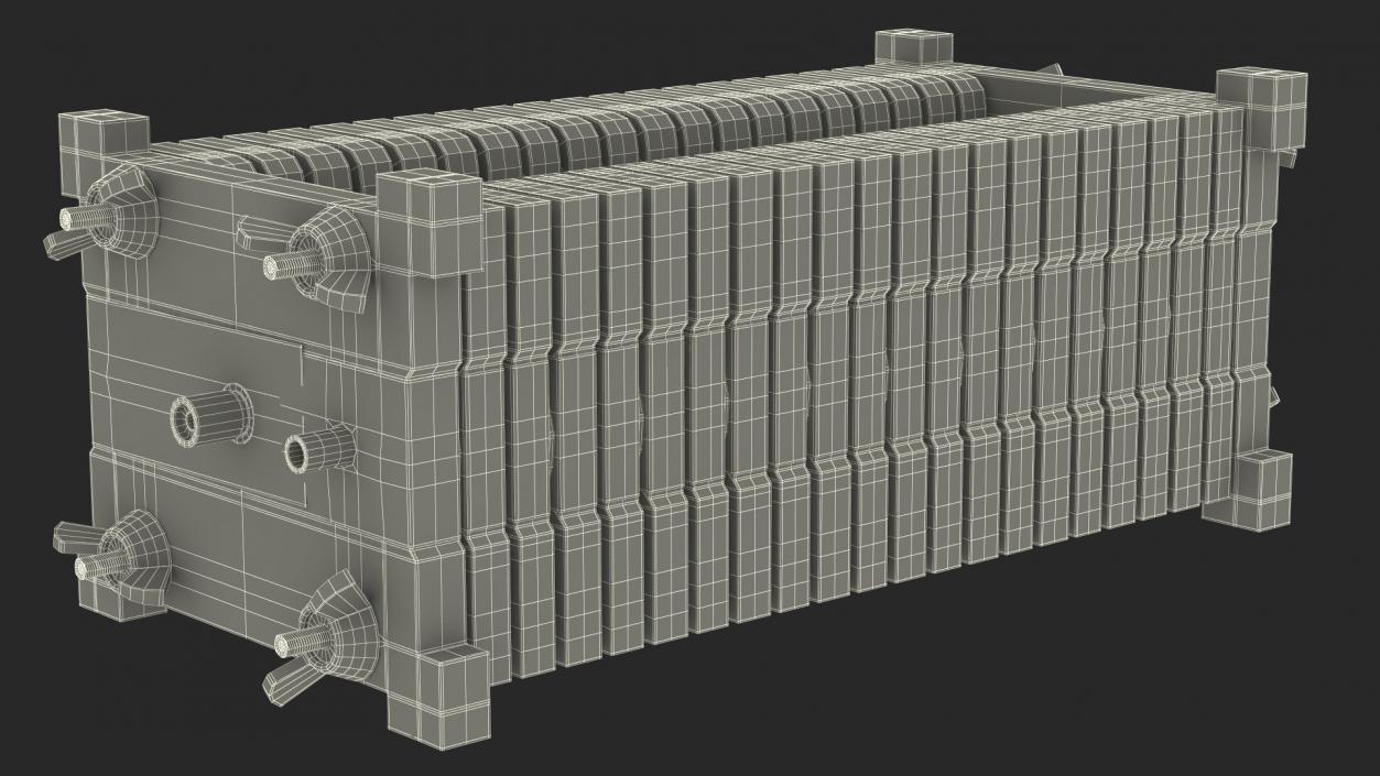 3D Fuel Cell Stack 10 model