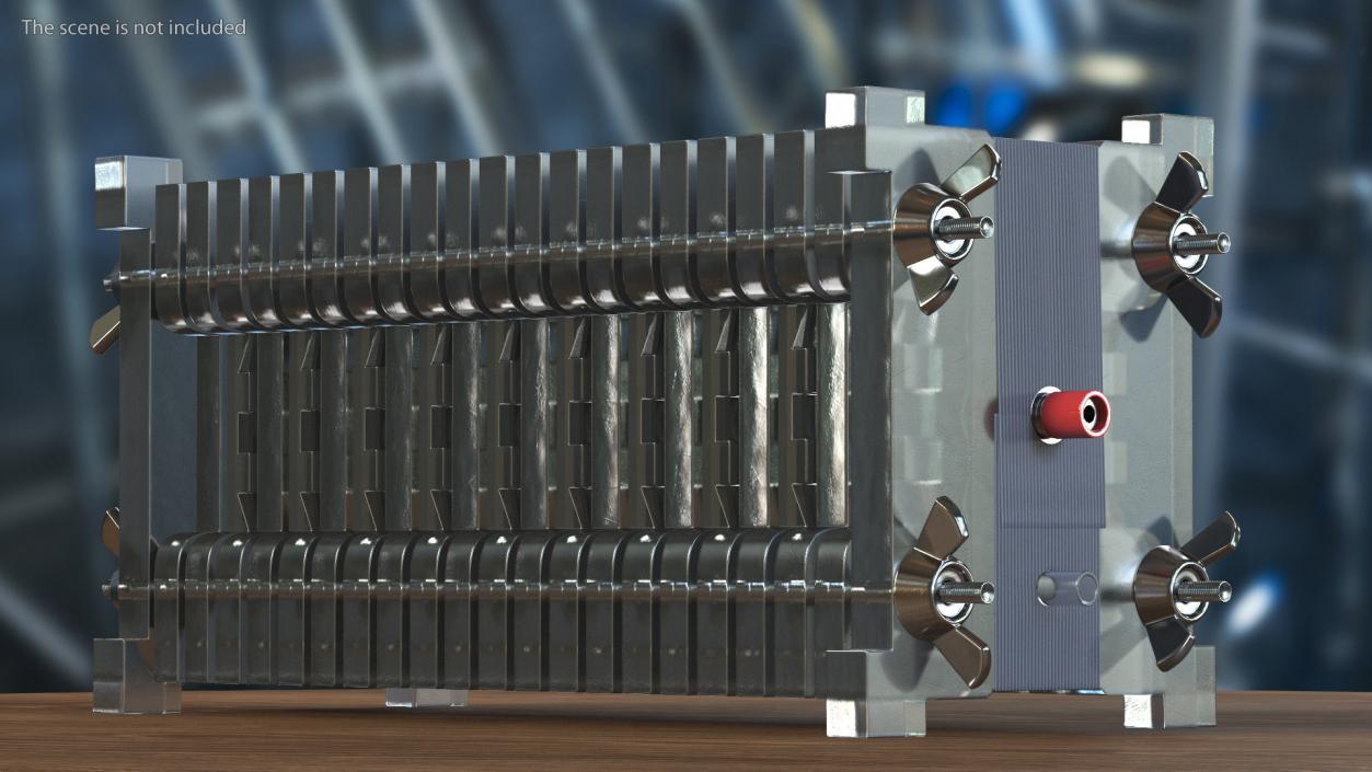 3D Fuel Cell Stack 10 model