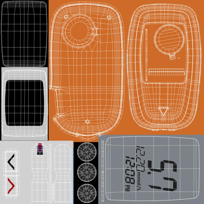 Portable Lactate Meter 3D