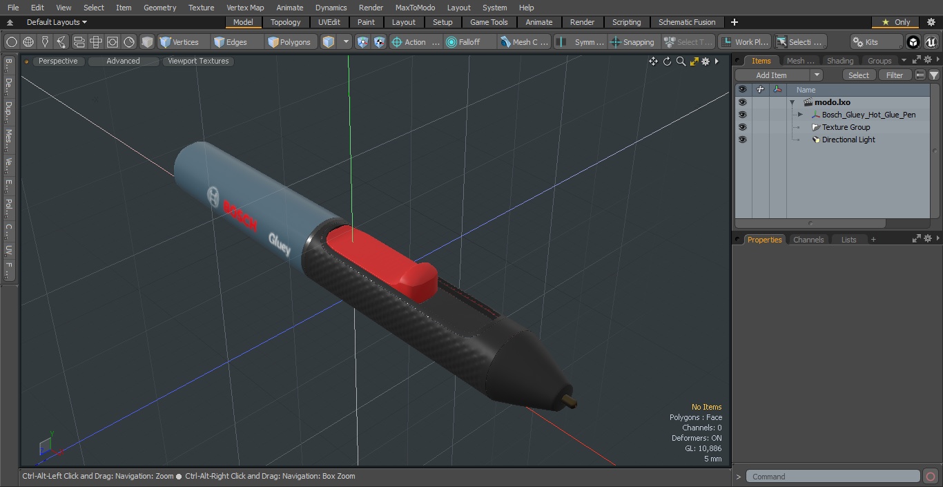 Bosch Gluey Hot Glue Pen 3D model