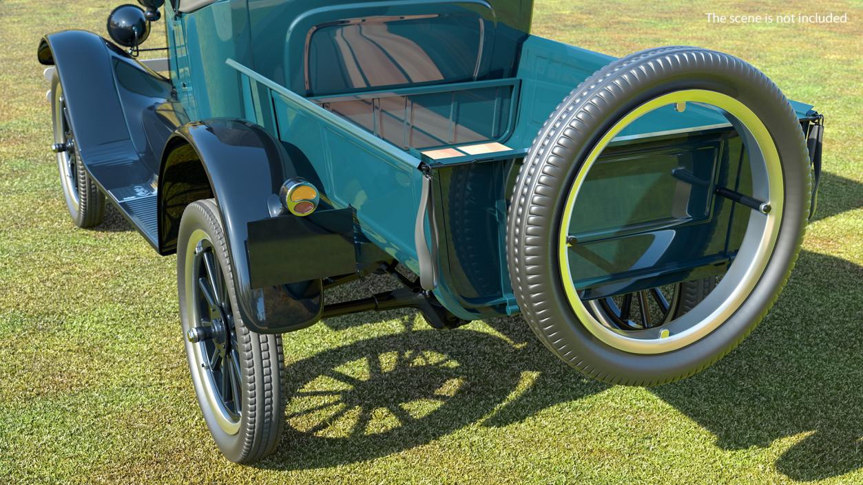 3D Ford Model T Roadster Pickup 1926 model