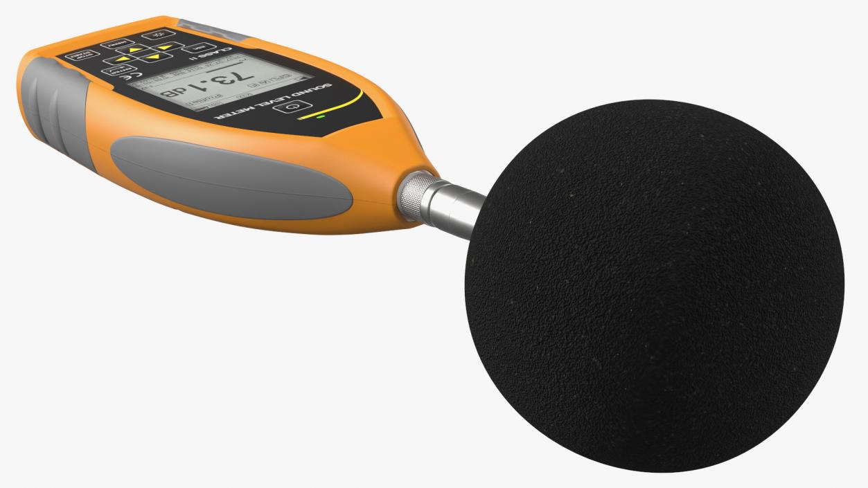 Handheld Digital Sound Level Meter 3D model