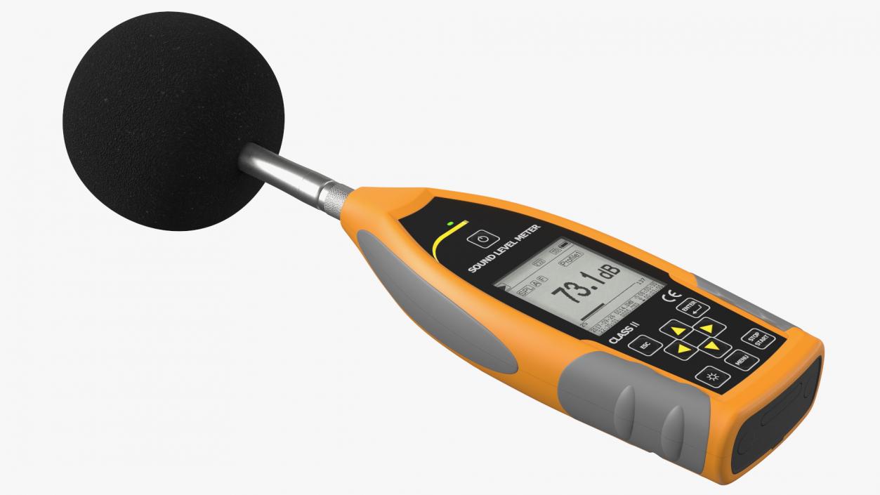 Handheld Digital Sound Level Meter 3D model