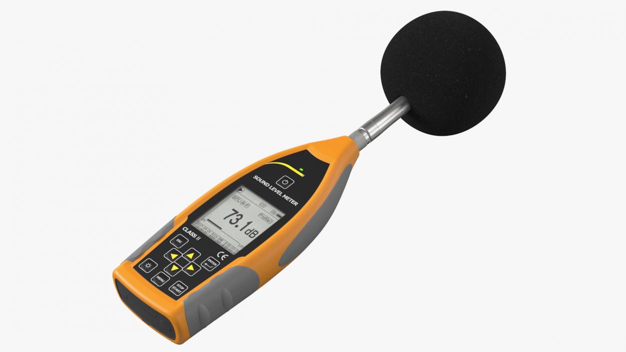 Handheld Digital Sound Level Meter 3D model