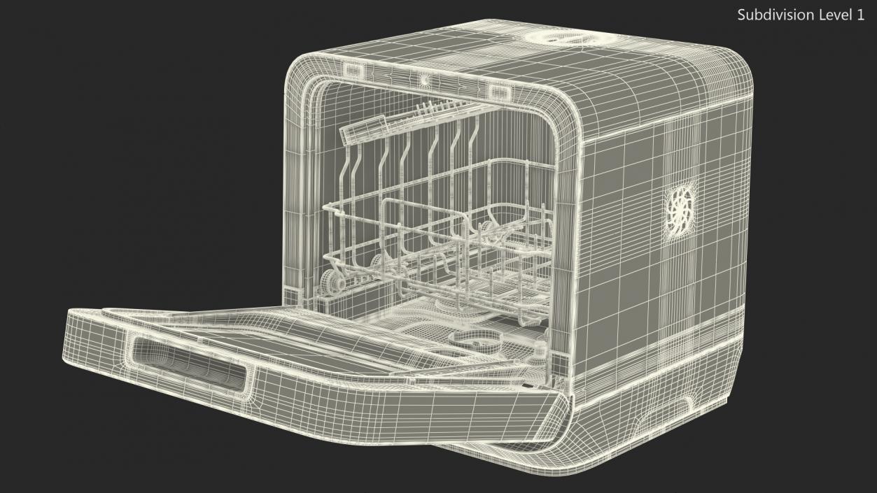 3D Countertop Portable Dishwasher Farberware