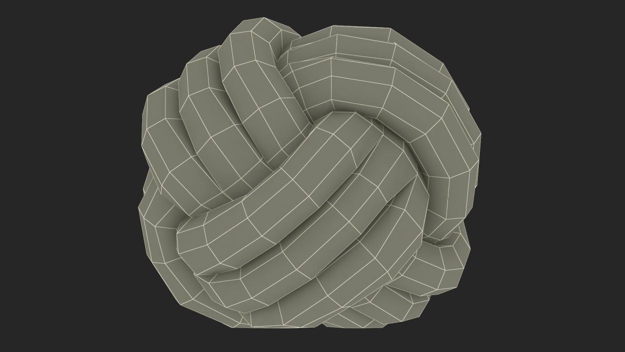 Knot Cushion Velvet 3D model