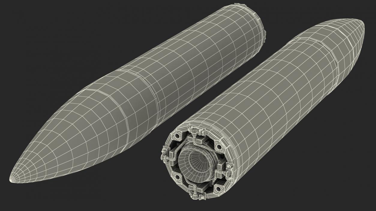 3D Guidance Section SM6 Missile model