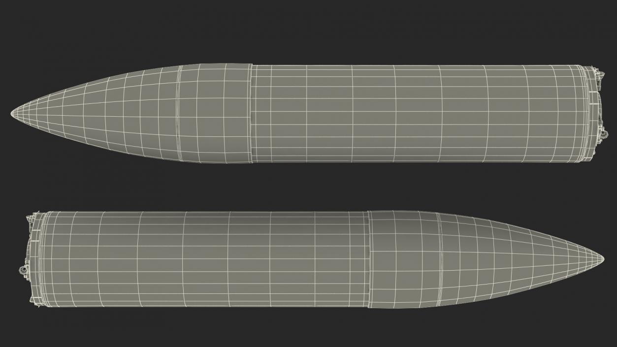 3D Guidance Section SM6 Missile model