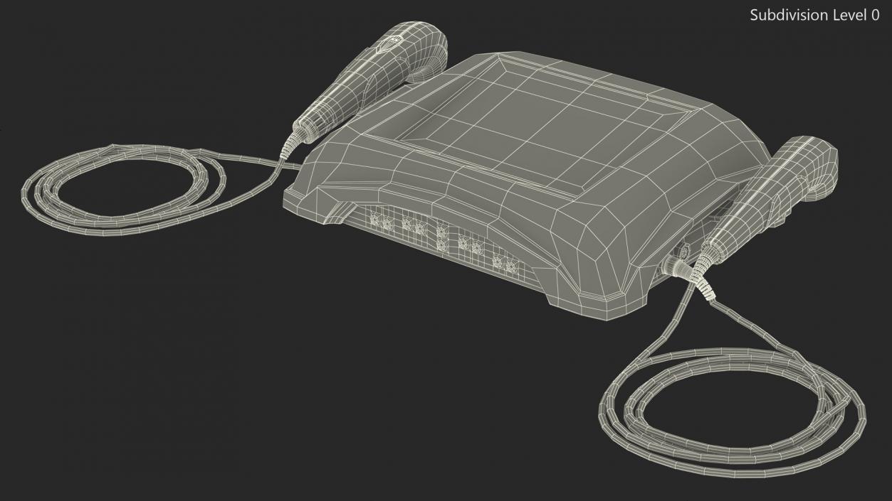 3D Dynatron Solaris 709 Plus Ultrasound Diagnostics model