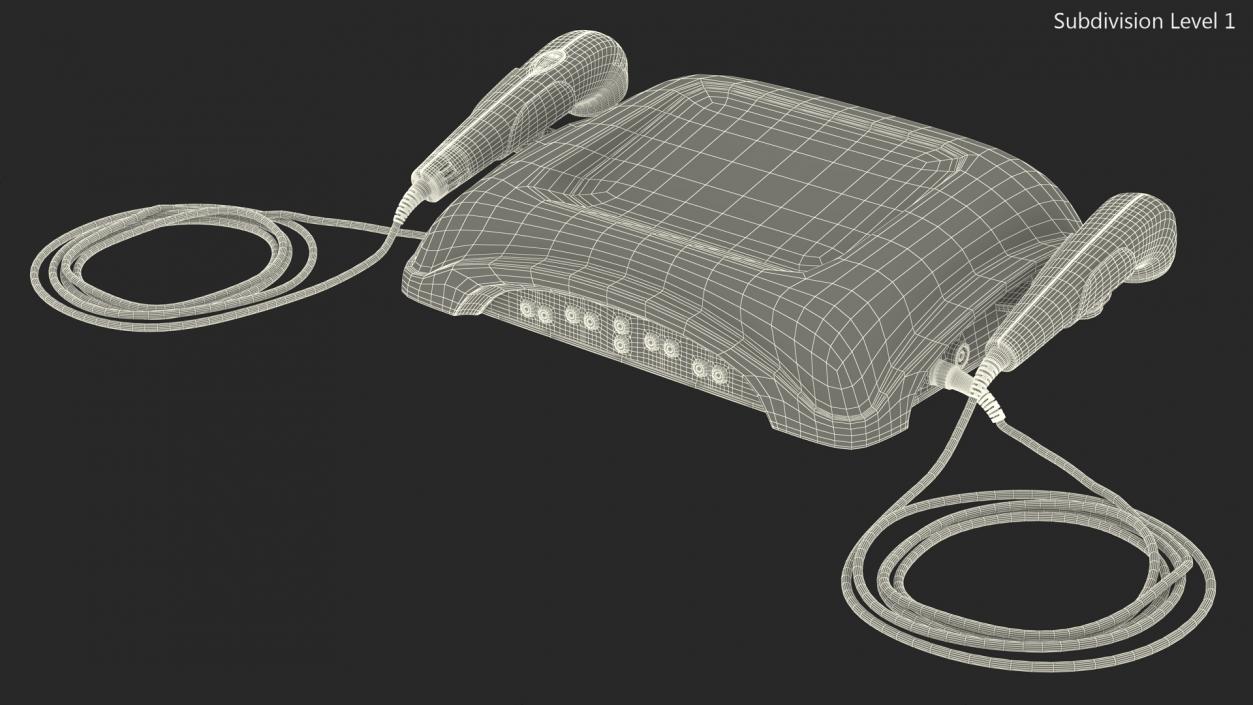 3D Dynatron Solaris 709 Plus Ultrasound Diagnostics model