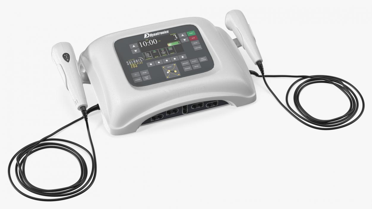 3D Dynatron Solaris 709 Plus Ultrasound Diagnostics model