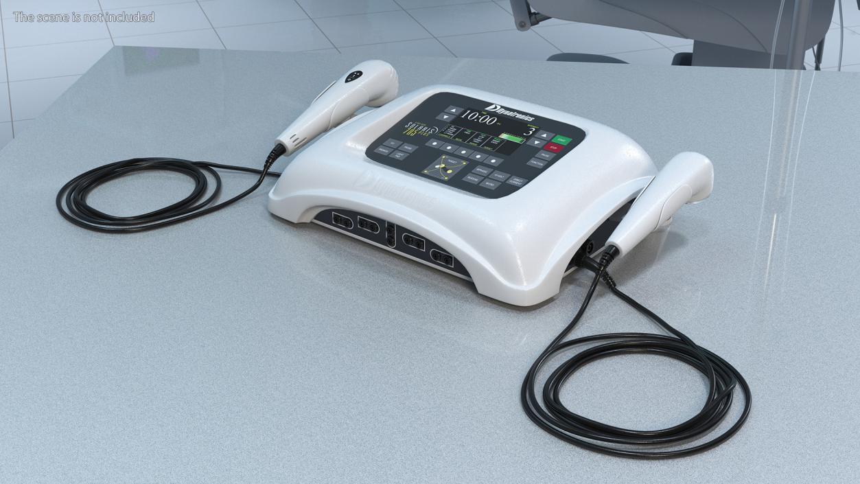 3D Dynatron Solaris 709 Plus Ultrasound Diagnostics model