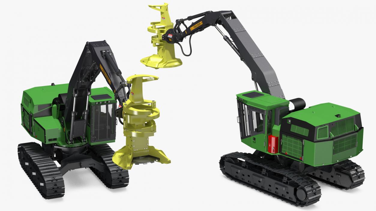 Tracked Feller Buncher 3D