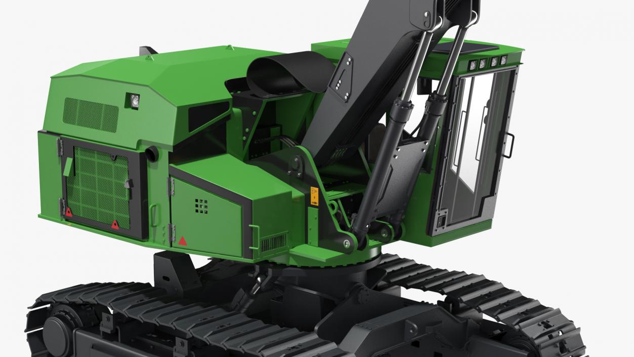 Tracked Feller Buncher 3D