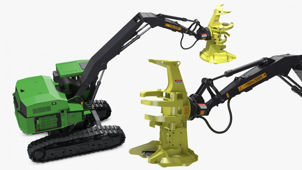 Tracked Feller Buncher 3D