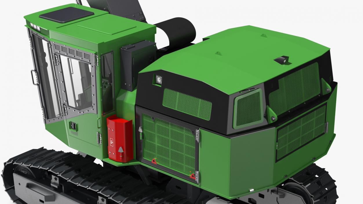 Tracked Feller Buncher 3D